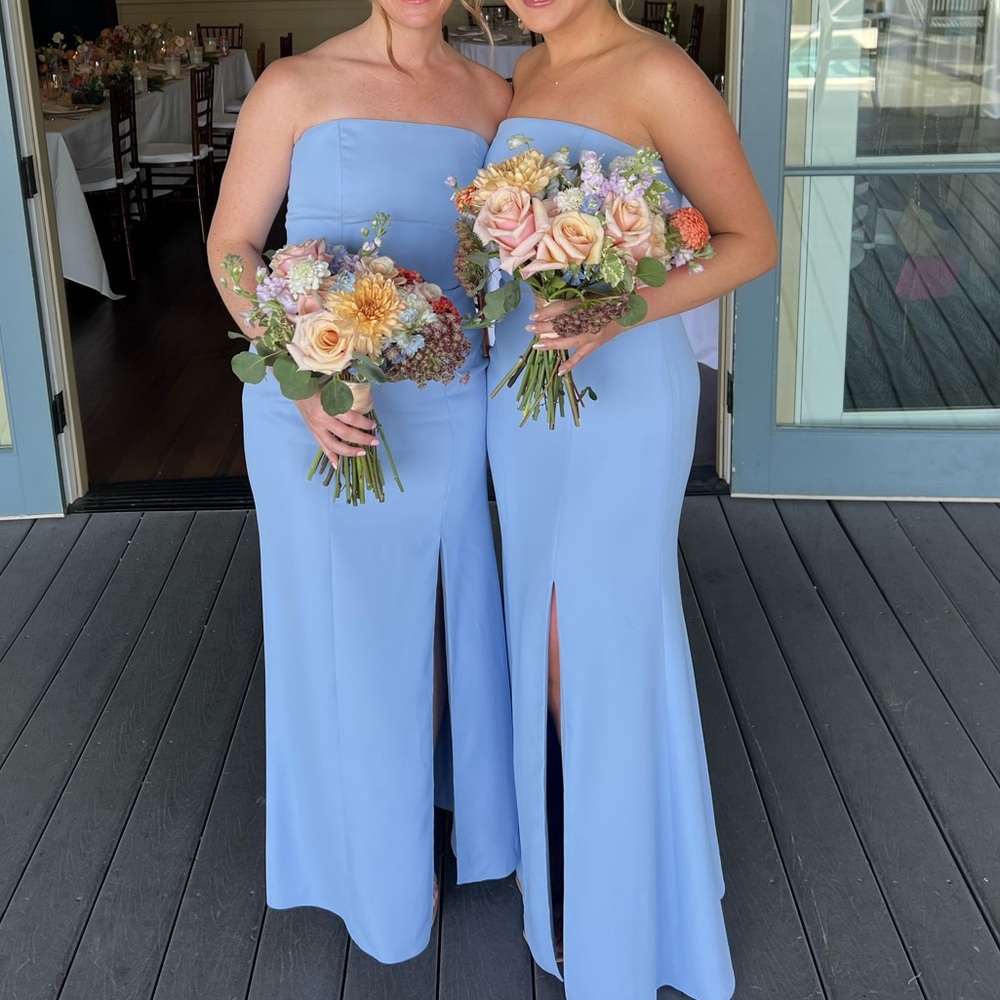 Bella Bridesmaids by Dessy BB134 - sky blue